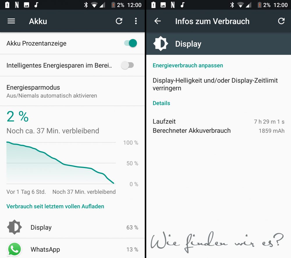 Akkulaufzeit des Gigaset GS270 plus